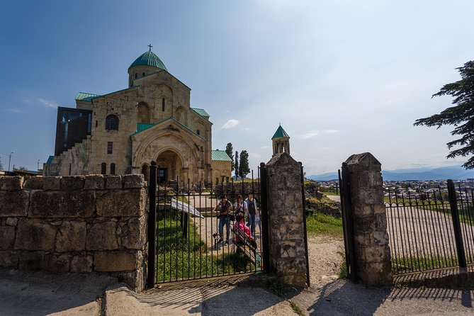 BAGRATI, GELATI & MOTSAMETA Group Tour from Kutaisi - Motsameta Monastery above the river