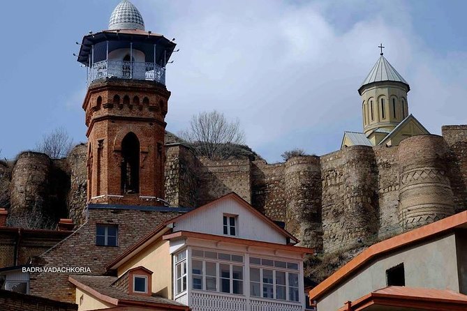 Classic Tbilisi Walking Tour - Crossing the Bridge of Peace over the Mtkvari