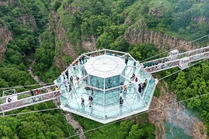 Dashbashi Canyon, Glass Bridge, Bicycle Zip Line, Swing, Private Full Day Tour - Arriving at Dashbashi Canyon