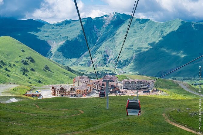 Day Tour Tbilisi – Ananuri – Kazbegi – Tbilisi - Ananuri Castle combines walls, towers, and churches