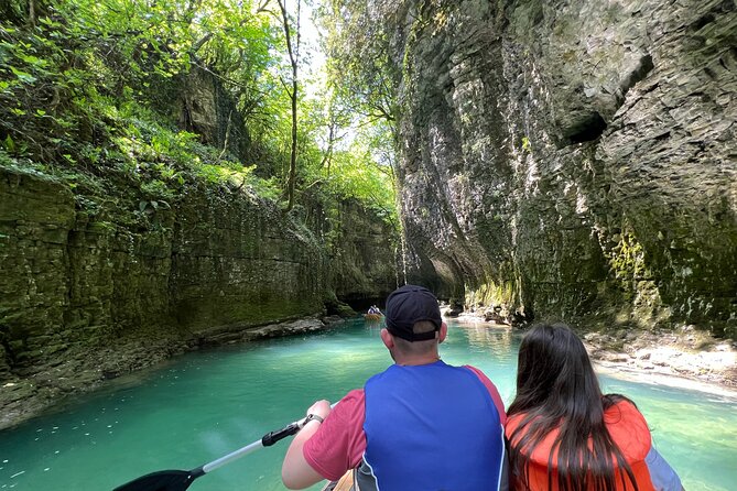 From Kutaisi: Martvili & Okatse Canyons & Cave Guided Tour - Prometheus Cave begins the day underground