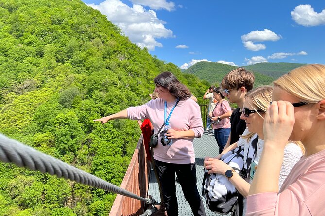 From Kutaisi: Martvili & Okatse Canyons & Cave Guided Tour - Martvili Canyon brings water and stone bridges