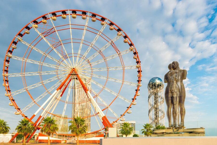 From Trabzon: Group Walking Tour through Batumi in Georgia - Sarp Waterfall and the first Georgian sights