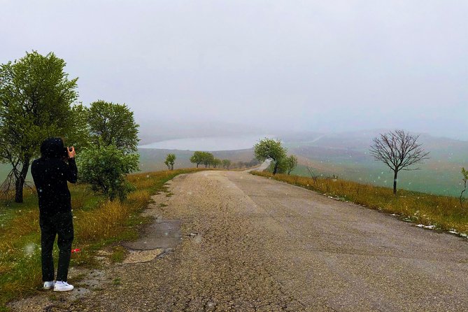 Gareja Sunrise Hike Tour from Tbilisi and Rainbow Hills Trail - Seeing the monastery sites from the road