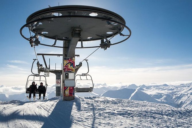 Gudauri Ski Resort Private Day Tour from Tbilisi Snow Adventure - Zhinvali Reservoir: a blue opening to the trip