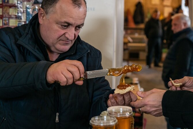 Half-Day Food Tour of Tbilisi Dezerter's Bazaar - A local restaurant meal after the market