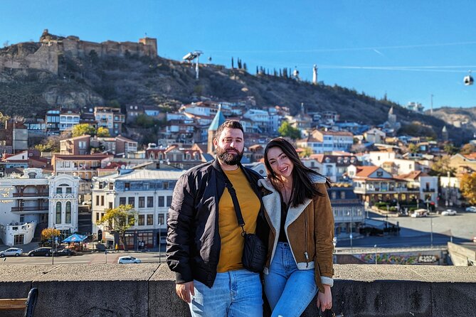Instagrammable sites of Tbilisi private tour - Narikala Fortress above the old city