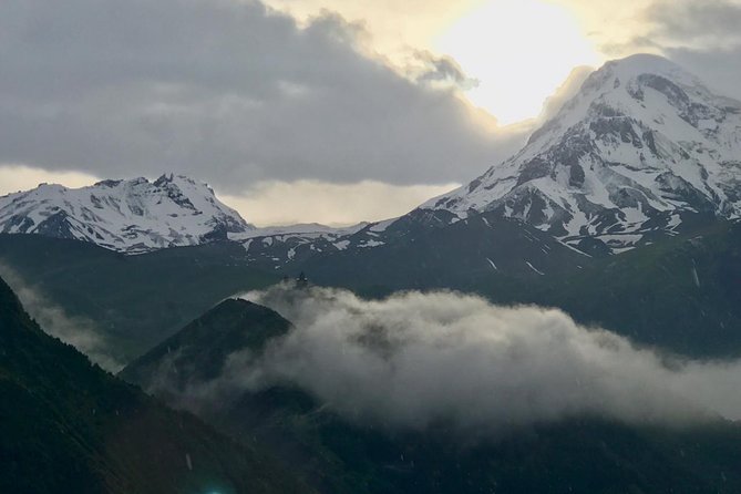 Kazbegi Day Trip (Jinvali, Ananuri, Gudauri, Gergeti church) - Gergeti Trinity Church and the extra 4x4 cost