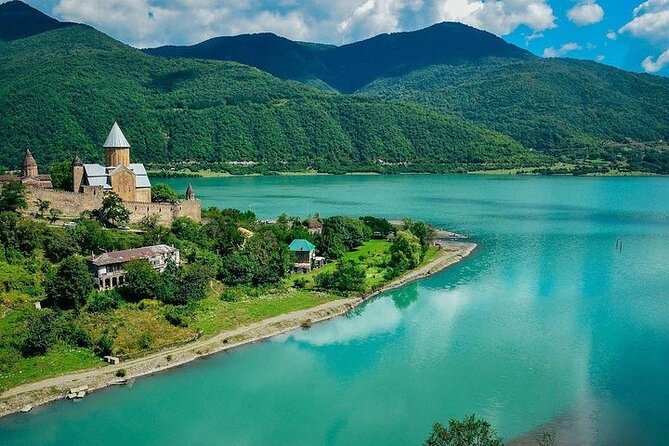 Kazbegi, Gudauri, Mtskheta & Ananuri Full Day Private Tour From Tbilisi - Zhinvali Reservoir brings the first big mountain view