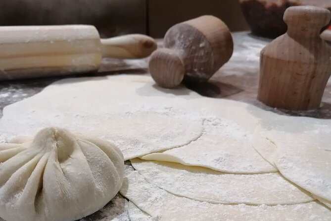 Maia and Nina's Magic Kitchen - Shaping khinkali and baking khachapuri