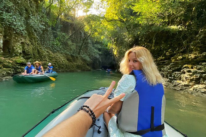 Martvili Canyon & Prometheus Cave Group Tour from Kutaisi - Martvili Canyon and its short waterfall route