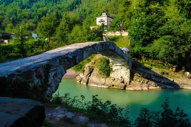 Mountain Adjara Private Tour with Traditional Georgian Feast - Mirveti Waterfall and a quieter forest setting