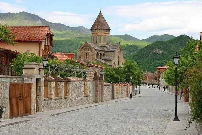 Mtskheta, Ananuri, Gudauri and Kazbegi Full Day Tour from Tbilisi - Gergeti Trinity Church near Kazbegi