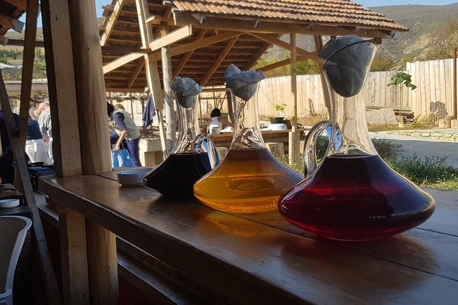 Natural Wine Tour to Kartli region, lunch & wine tasting at Andro Barnovi - A full tasting of natural wines and Georgian spirits