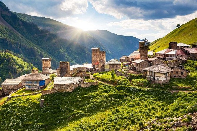 Private tour to Mestia - Ushguli - Svaneti - the magical mountains - Day one: canyons and waterfalls on the road west