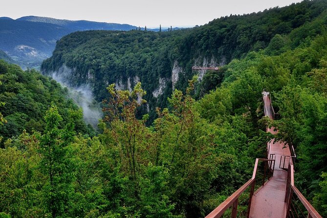 Prometheus Cave, Okatse Canyon & Martvili Canyon from Kutaisi - Martvili Canyon: bridges, platforms, and a short river ride