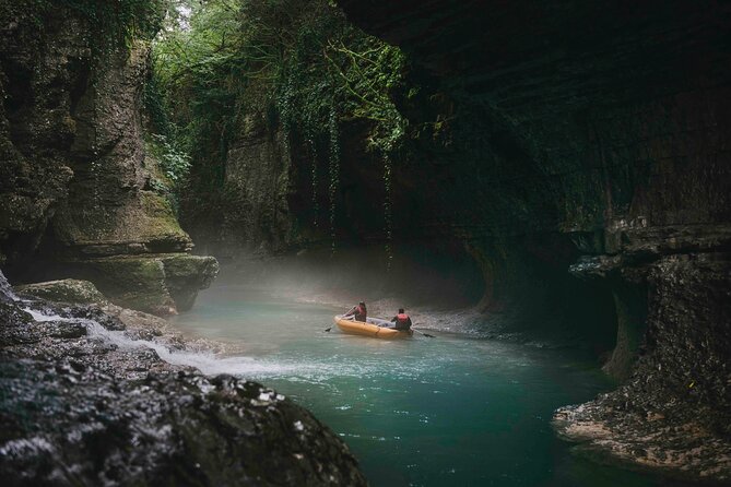 Prometheus Caves, Martvili Canyons Private Day Trip - Martvili Canyon: green water, waterfalls, and a short boat ride