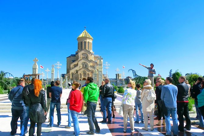 Tbilisi - Mtskheta - Jvari. Full City Tour on Hop On Hop Off Bus - Sameba Cathedral, Tbilisi’s great visual landmark
