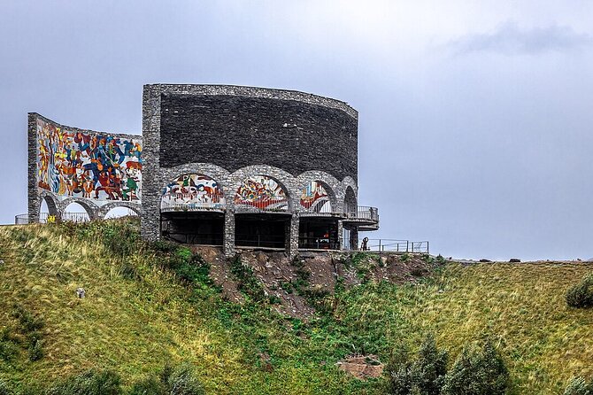 Tbilisi to Kazbegi, Gudauri, and Ananuri Day Tour - Zhinvali Dam and the blue reservoir