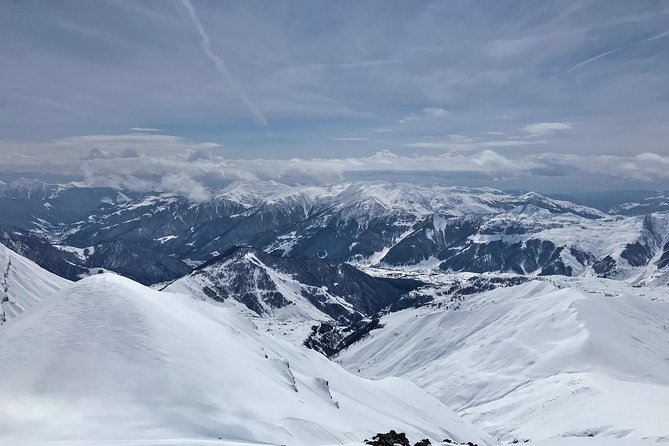 Tour to Kazbegi Ananuri Zhinvali Gudauri Full Day - Mount Kazbek, the great view ahead
