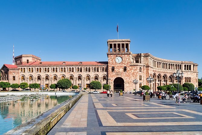 Tour to Yerevan Sevan Dilijan Armenia from Tbilisi 2 days - Yerevan at night: squares, opera, and modern art